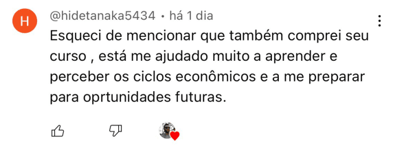 Clube dos Capitalistas 2.0 com Gabriel Pelissaro depoimento e resultados prints de alunos