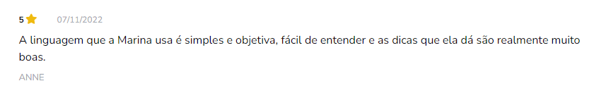Curso Cozinha Sem Stress depoimento e resultados prints de alunos