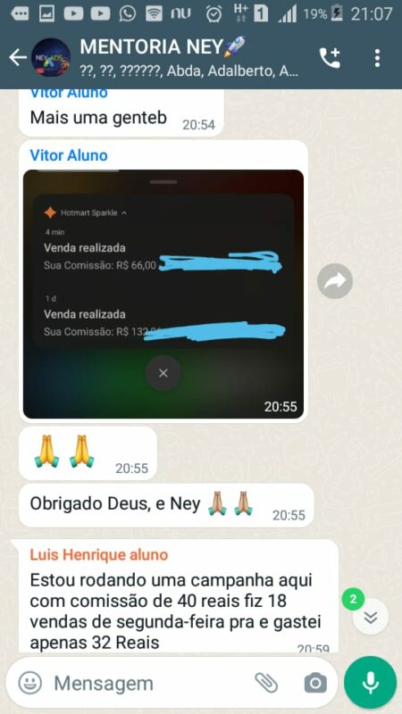 Curso Display 10k depoimento e resultados prints de alunos