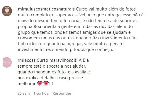 Foteiros De Sucesso depoimento e resultados prints de alunos