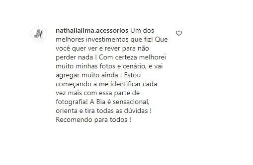Foteiros De Sucesso depoimento e resultados prints de alunos