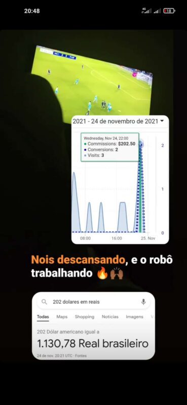 Método PNG depoimento e resultados prints de alunos