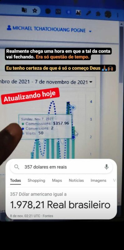 Método PNG depoimento e resultados prints de alunos