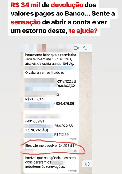 Viva Sempre com Dinheiro depoimento e resultados prints de alunos