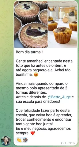 Curso de Foto de Comida do Betto Auge depoimento e resultados prints de alunos