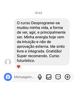Curso DesprogrAME-SE depoimento e resultados prints de alunos