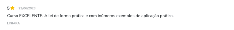 Curso Eleitoral por Questões depoimento e resultados prints de alunos