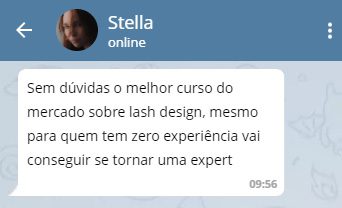 Curso Eyelash Academy Pro depoimento e resultados prints de alunos