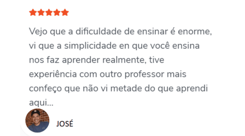 Formação Pacote Office depoimento e resultados prints de alunos