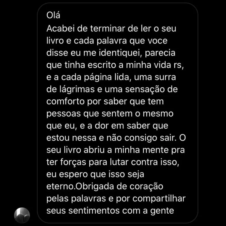 Livro Em um relacionamento abusivo com a ansiedade depoimento e resultados prints de alunos