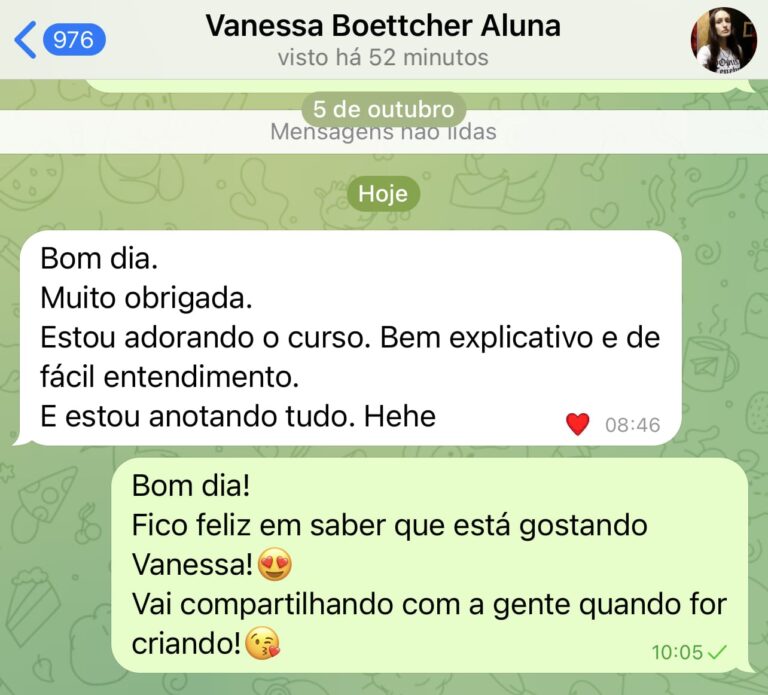 Método Papelaria Personalizada Express depoimento e resultados prints de alunos