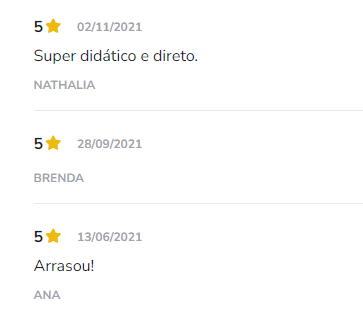 Cílios Método 60 Minutos depoimento e resultados prints de alunos