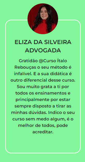  Curso 2ª Fase OAB Direito Constitucional do Ítalo Rebouças depoimento e resultados prints de alunos