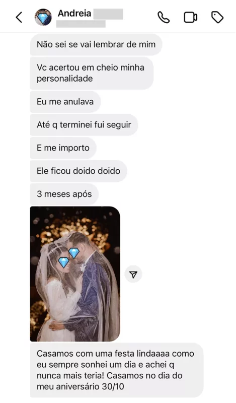 Curso GPS DO AMOR depoimento e resultados prints de alunos