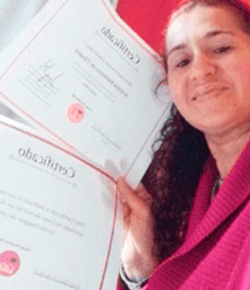 Escola Designer de Unhas depoimento e resultados prints de alunos