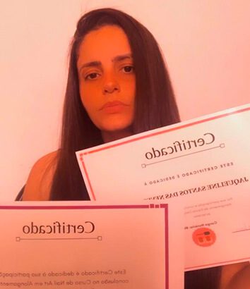 Escola Designer de Unhas depoimento e resultados prints de alunos