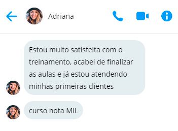 Escola Designer de Unhas depoimento e resultados prints de alunos