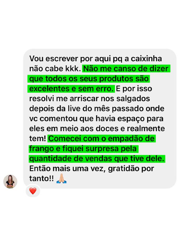 Curso Vitrine de Milhões depoimento e resultados prints de alunos