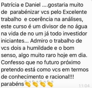 Estratégia Xeque-Mate depoimento e resultados prints de alunos