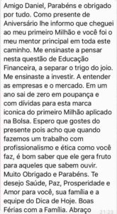 Estratégia Xeque-Mate depoimento e resultados prints de alunos