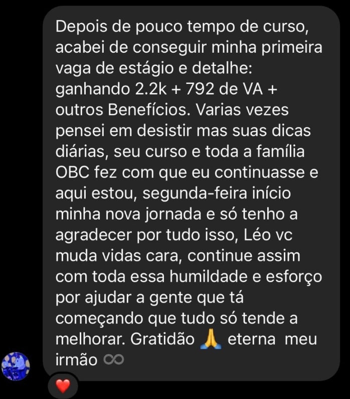 Gestor de Automações com NoCode e IA depoimento e resultados prints de alunos