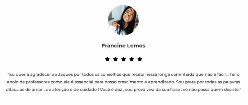Curso Fisica Online do Jaques Braga depoimento e resultados prints de alunos