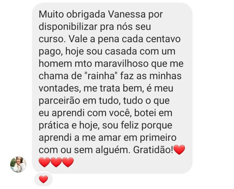 Escola Mulher Magnética depoimento e resultados prints de alunos
