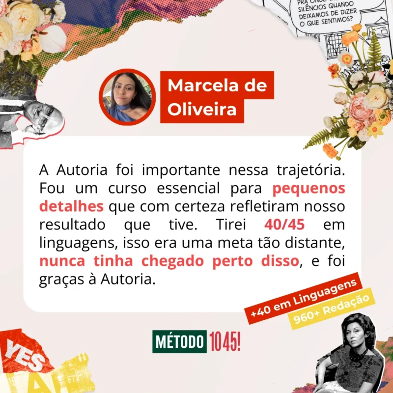 Método 1045 - Enem Premium depoimento e resultados prints de alunos