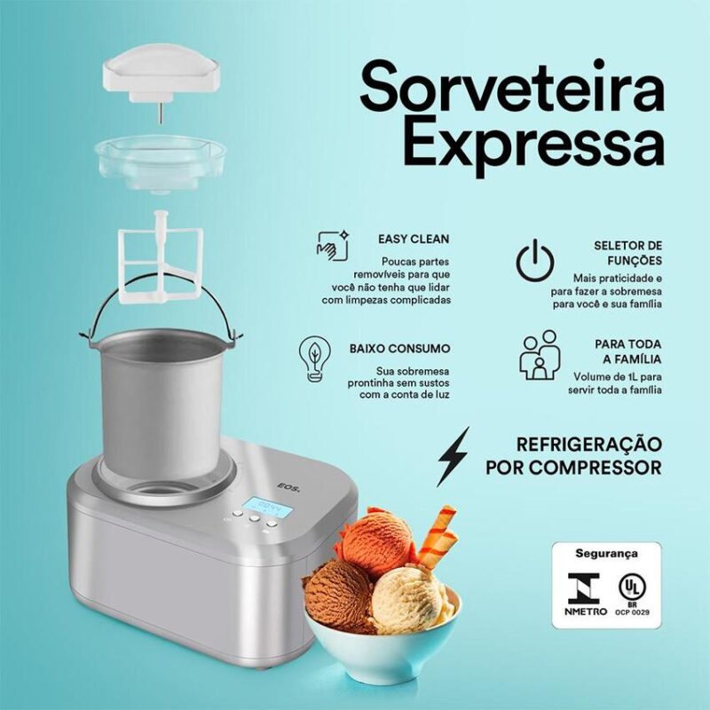 Sorveteira EOS ESO02s reclame aqui é confiável
