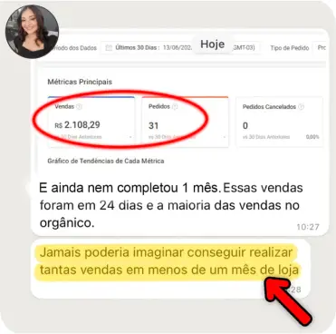 Método Shopee Lucrativo 2.0 depoimento e resultados prints de alunos