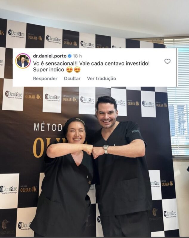 Método Olhar 4K depoimento e resultados prints de alunos