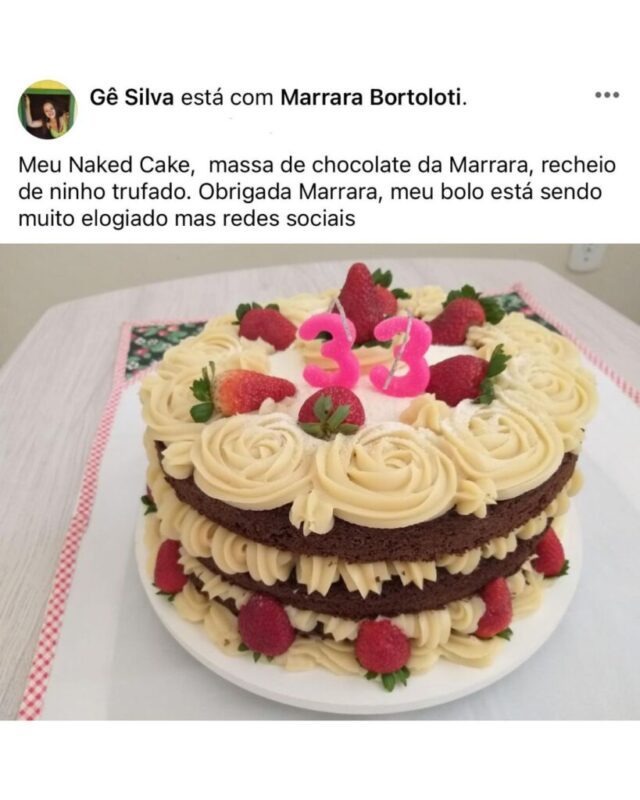 Curso Bolos Chocolatudos depoimento e resultados prints de alunos