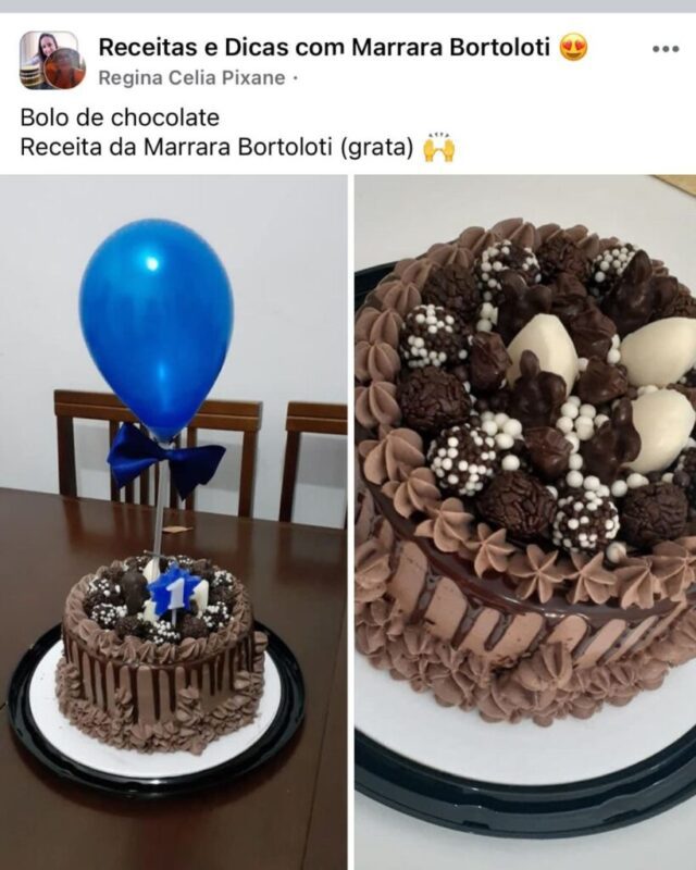 Curso Bolos Chocolatudos depoimento e resultados prints de alunos