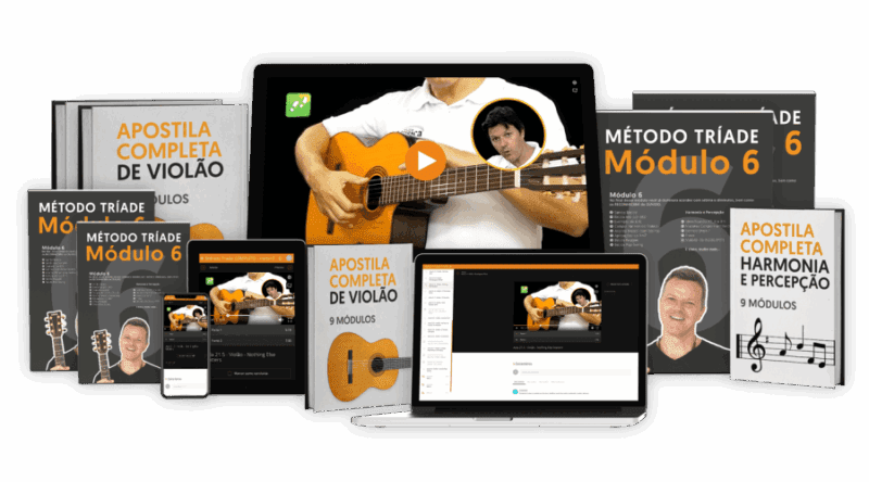 Curso de Violão Método Tríade site-oficial-comprar