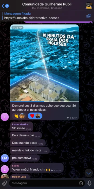 Curso Imobiliário Viral depoimento e resultados prints de alunos