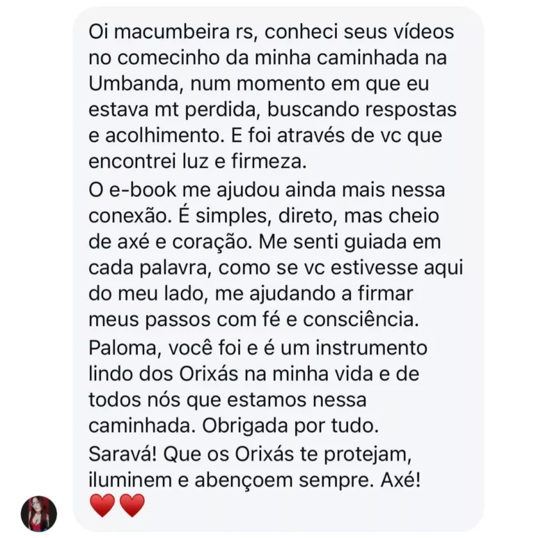 Livro Uma Macumbeira em Construção depoimento e resultados prints de alunos