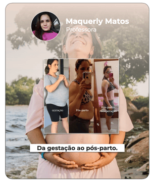 Treina Mamãe da Vanessa Lessa depoimento e resultados prints de alunos